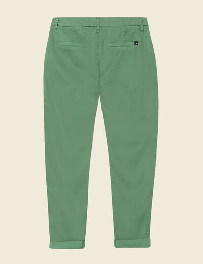 Pantalon chino Instinct vert femme