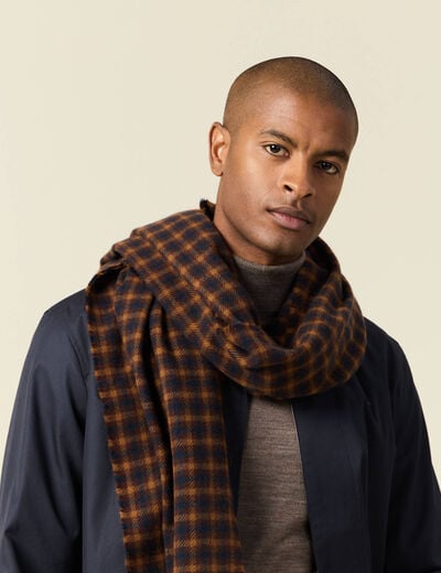 Écharpe camel homme
