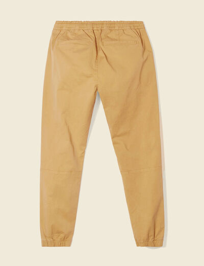 Jogger droit bas resserré vert olive homme