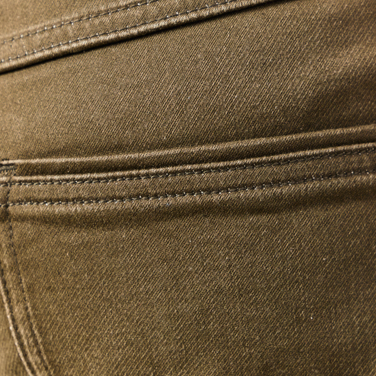 Jeans straight longueur 32 denim taupe homme