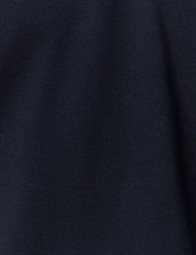 Polo manches courtes bleu marine homme