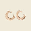 Boucles d'oreilles créoles couleur or femme