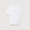 T-shirt en coton manches courtes blanc homme