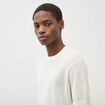 T-shirt en coton manches courtes ecru homme