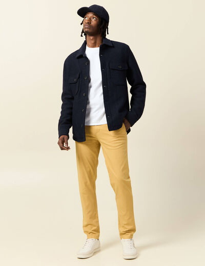 Pantalon slim Instinct chino beige homme
