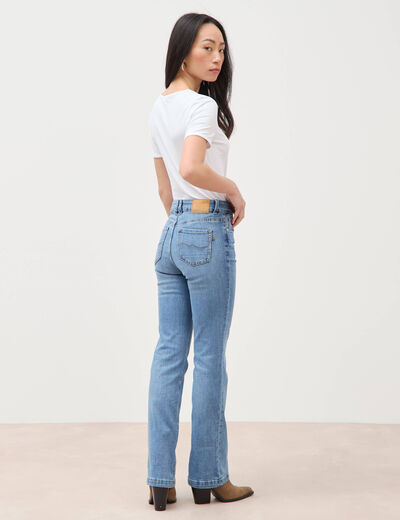 Jeans bootcut denim used femme