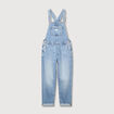 Salopette en jean denim stone femme