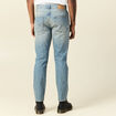 Jeans straight taille tapered denim dirty homme