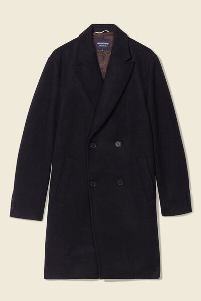 Pardessus éco-responsable noir homme