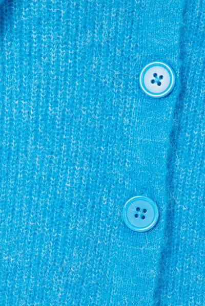 Gilet éco-responsable bleu femme