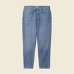 Jeans straight tapered denim used homme
