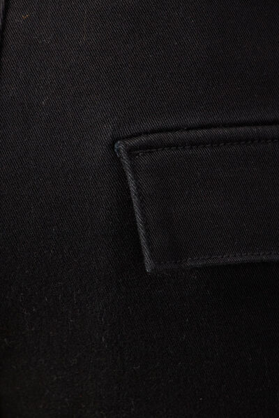 Pantalon battle boucle clip noir homme