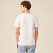 T-shirt manches courtes ecru homme