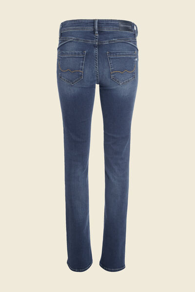 Jeans Demi - regular taille haute denim stone femme