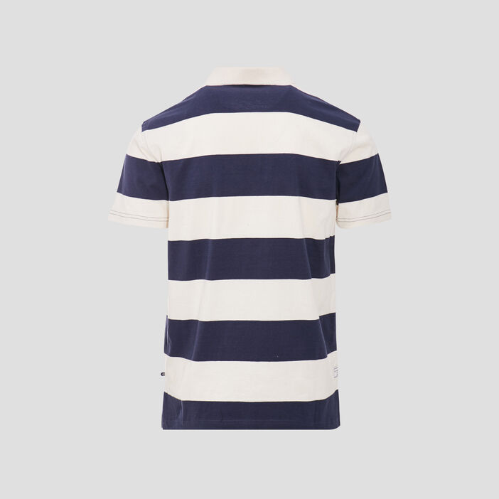 Polo manches courtes bleu marine homme