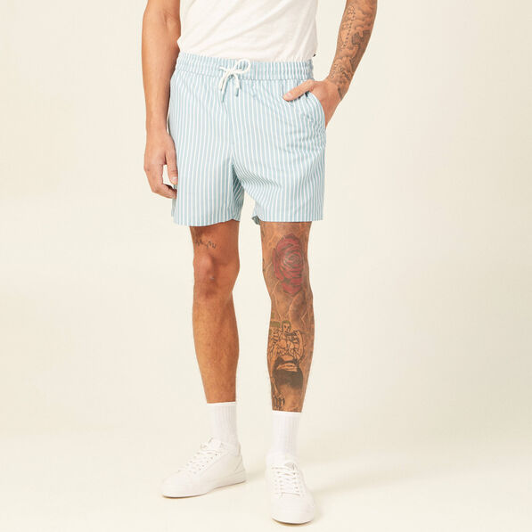 Short de bain bleu gris homme
