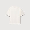 T-shirt ample col rond manches courtes ecru homme