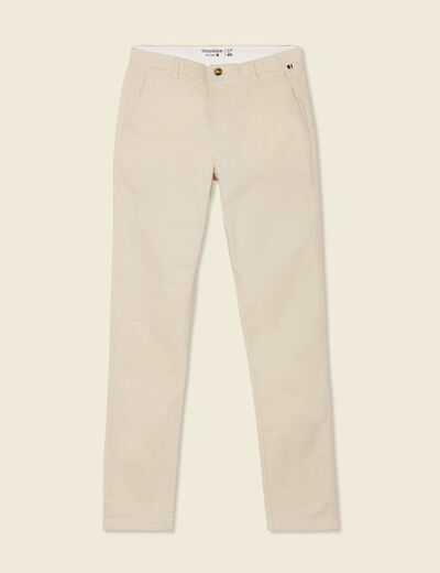 Pantalon slim Instinct chino sable homme