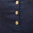 Jupe en jeans denim brut femme