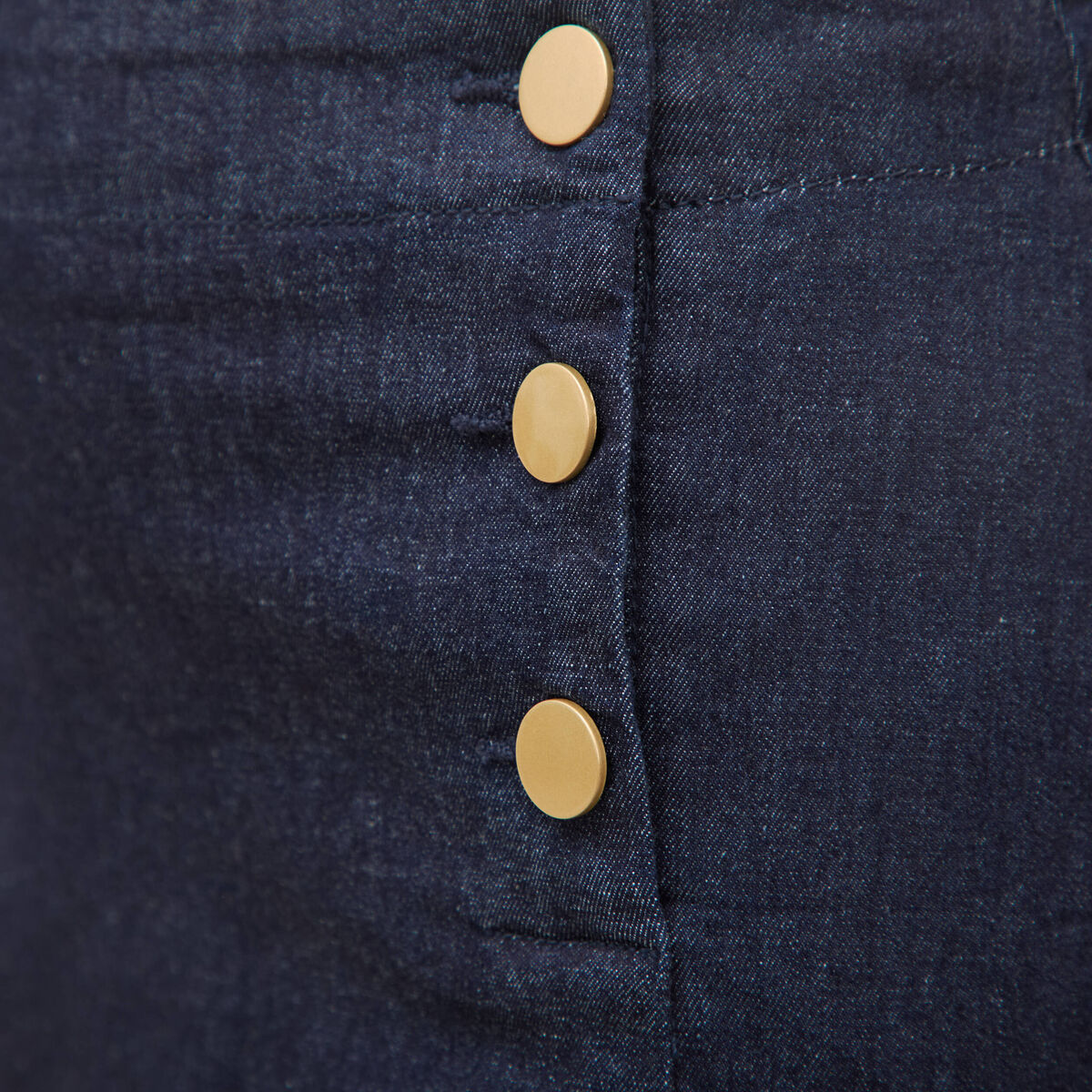 Jupe en jeans denim brut femme