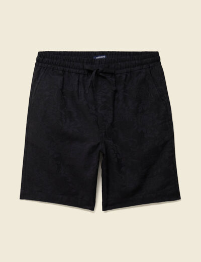 Bermuda noir homme