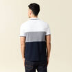 Polo manches courtes bleu marine homme