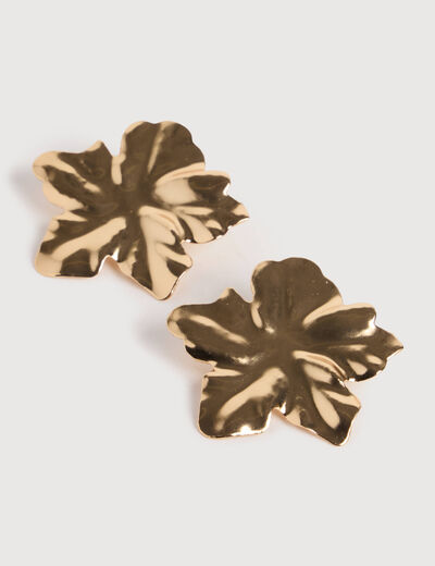 Boucles d'oreilles couleur or femme