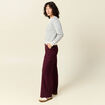 Pull manches longues gris clair femme