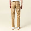 Jeans straight longueur 32 denim camel homme