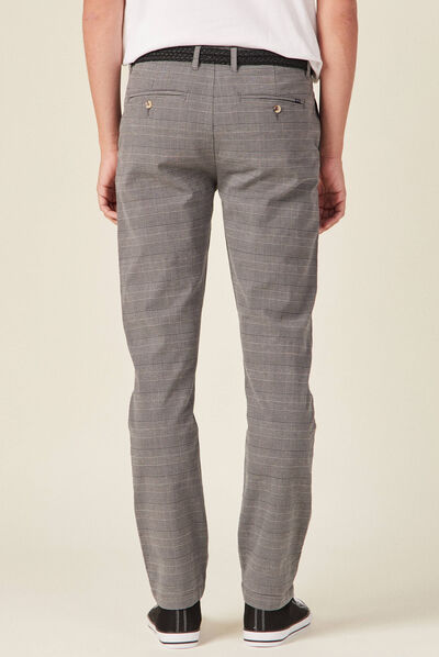 Pantalon chino straight ecru homme