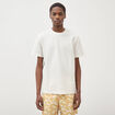 T-shirt manches courtes ecru homme