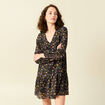 Robe évasée éco-responsable multicolore femme
