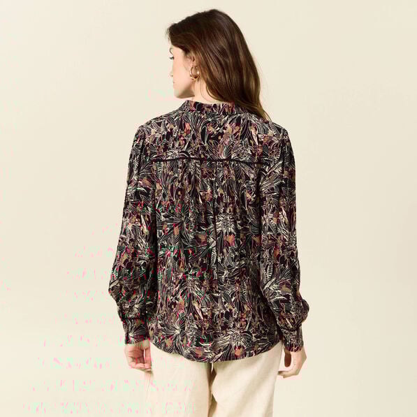 chemise eco responsable noir femme Chemise éco-responsable noir femme