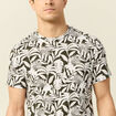 T-shirt manches courtes vert kaki homme