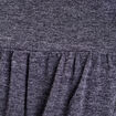 Robe droite ceintur&eacute;e gris fonc&eacute; femme