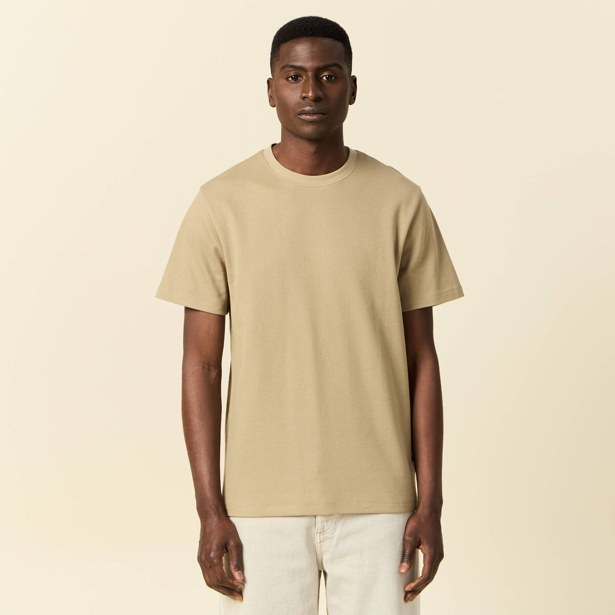 T-shirt manches courtes gris homme