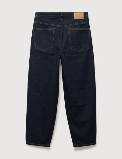 Jeans large longueur 32 en coton denim brut rinse homme