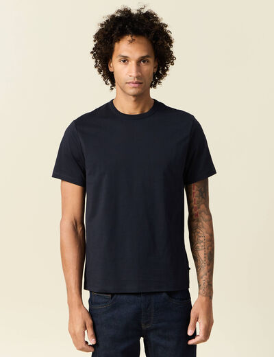 T-shirt éco-responsable bleu marine homme