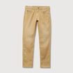 Jeans straight longueur 32 denim camel homme