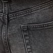 Jeans straight taille standard denim gris femme