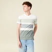 T-shirt manches courtes vert olive homme