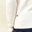 Pull droit manches longues ecru homme