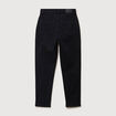 Jeans mom 7/8&egrave;me denim noir femme