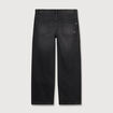 Jeans large 5 poches longueur 32 denim snow noir homme