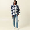 Jeans relax 5 poches denim dirty homme
