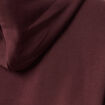 Sweat &agrave; capuche bordeaux homme