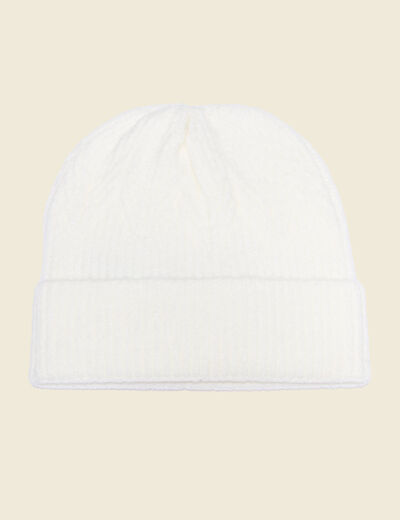 Bonnet ecru femme