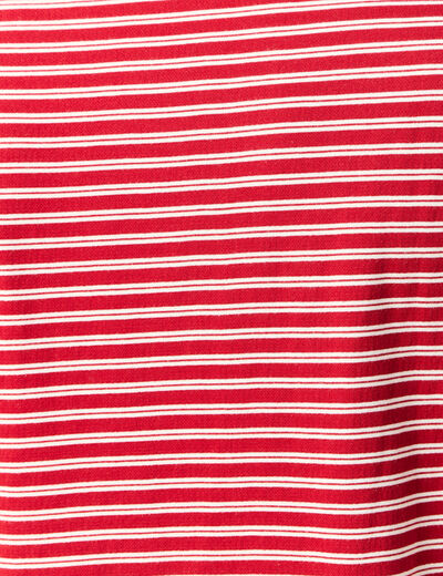 T-shirt manches courtes rouge foncé homme