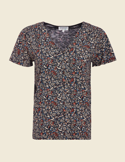 T-shirt éco-responsable noir femme