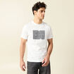 T-shirt manches courtes ecru homme
